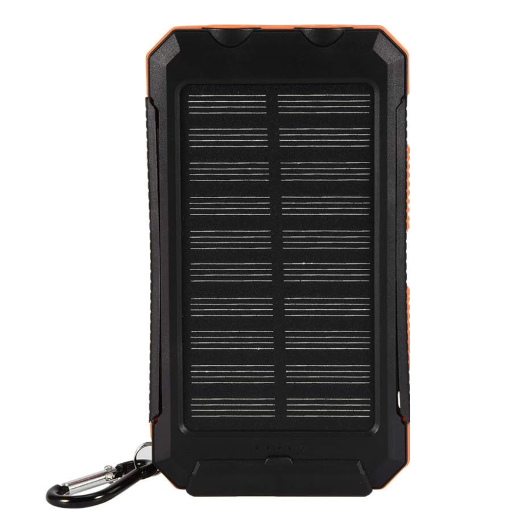 Solar Power Bank 20000mAh - Portable Solar Charger for Hiking & Camping