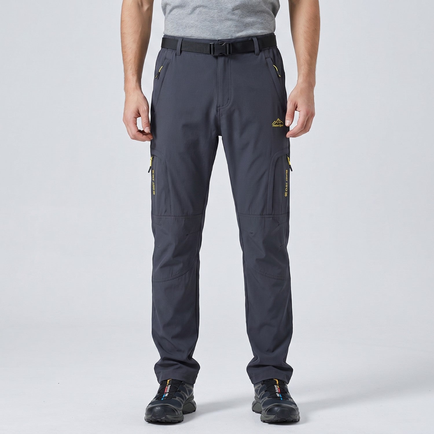 Men's Hiking Trousers - Lightweight Quick-Dry Stretch Walking Trousers