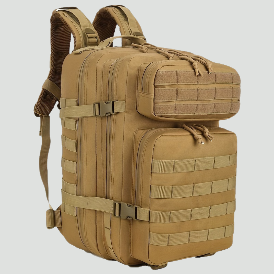 45L Hiking Backpack - Spacious MOLLE Rucksack for Camping, Trekking and Multi-Day Outdoor Use