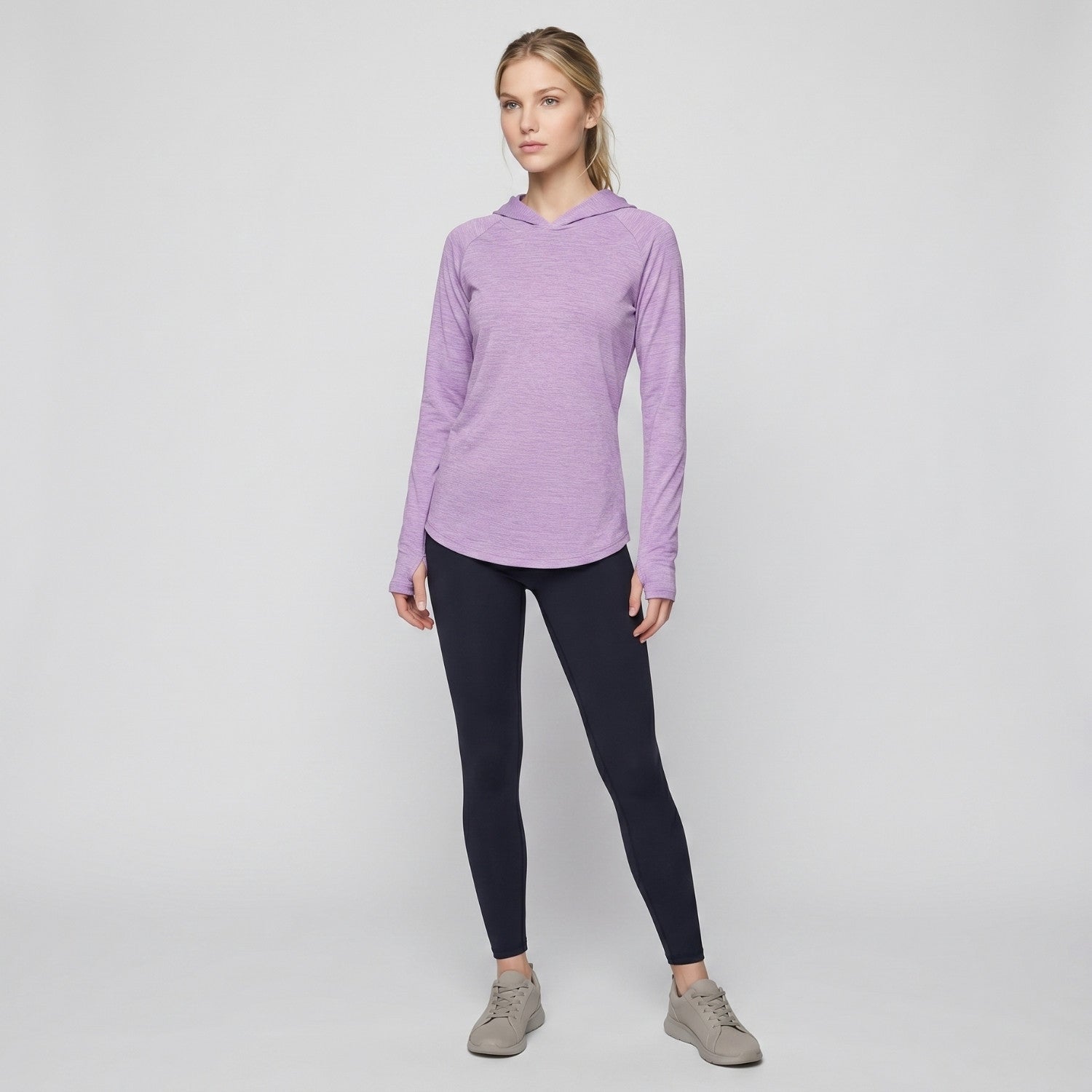 Women's Sun Hoodie - Midweight UPF 50+ Hooded UV Protection Top
