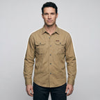 Men's Lightweight Long-Sleeve Outdoor Shirt – Durable Cotton Design