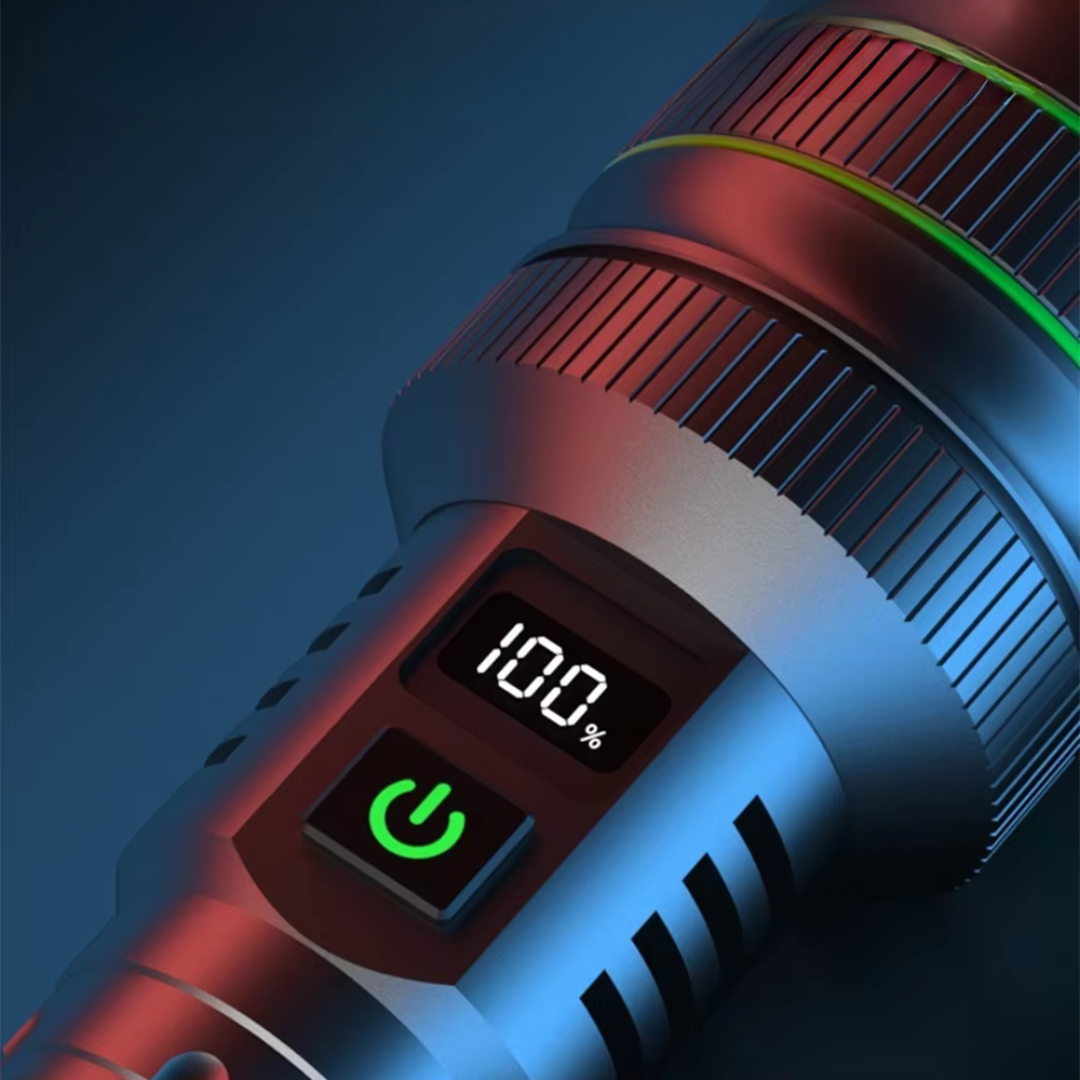 LED Torch | Long-Range Beam with Adjustable Focus