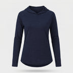 Women's Sun Hoodie - UPF 50+ Midweight Hooded UV Protection Top