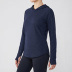 Women's Sun Hoodie - UPF 50+ Midweight Hooded UV Protection Top