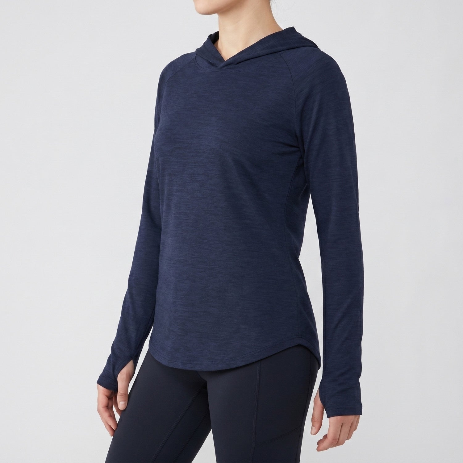 Women's Sun Hoodie - Midweight UPF 50+ Hooded UV Protection Top
