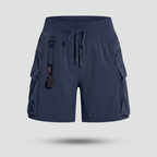Women's Zippered Pocket Running Shorts – Lightweight Quick-Dry Athletic Shorts