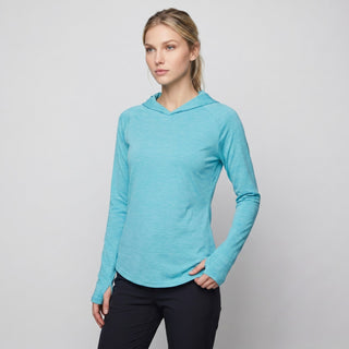 Women's Sun Hoodie - UPF 50+ Midweight Hooded UV Protection Top