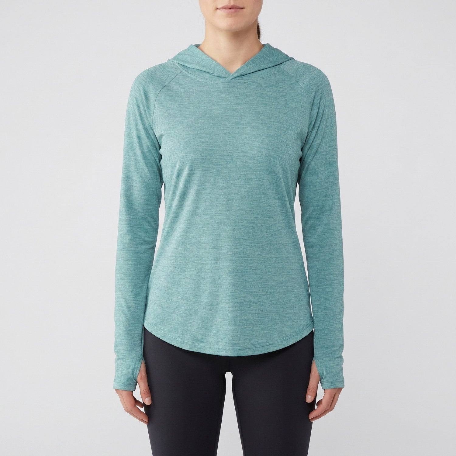 Women's Sun Hoodie - Midweight UPF 50+ Hooded UV Protection Top