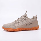 Wide-Fit Barefoot Walking Shoes – Breathable Design with Grip Outsole
