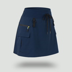 Women's Cargo Skort with Pockets – High-Waist Quick-Dry Skirt