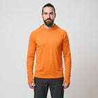 Men's UPF 50+ Sun Hoodie – Lightweight Quick-Dry Hiking & Fishing UV Top with Thumb Loops