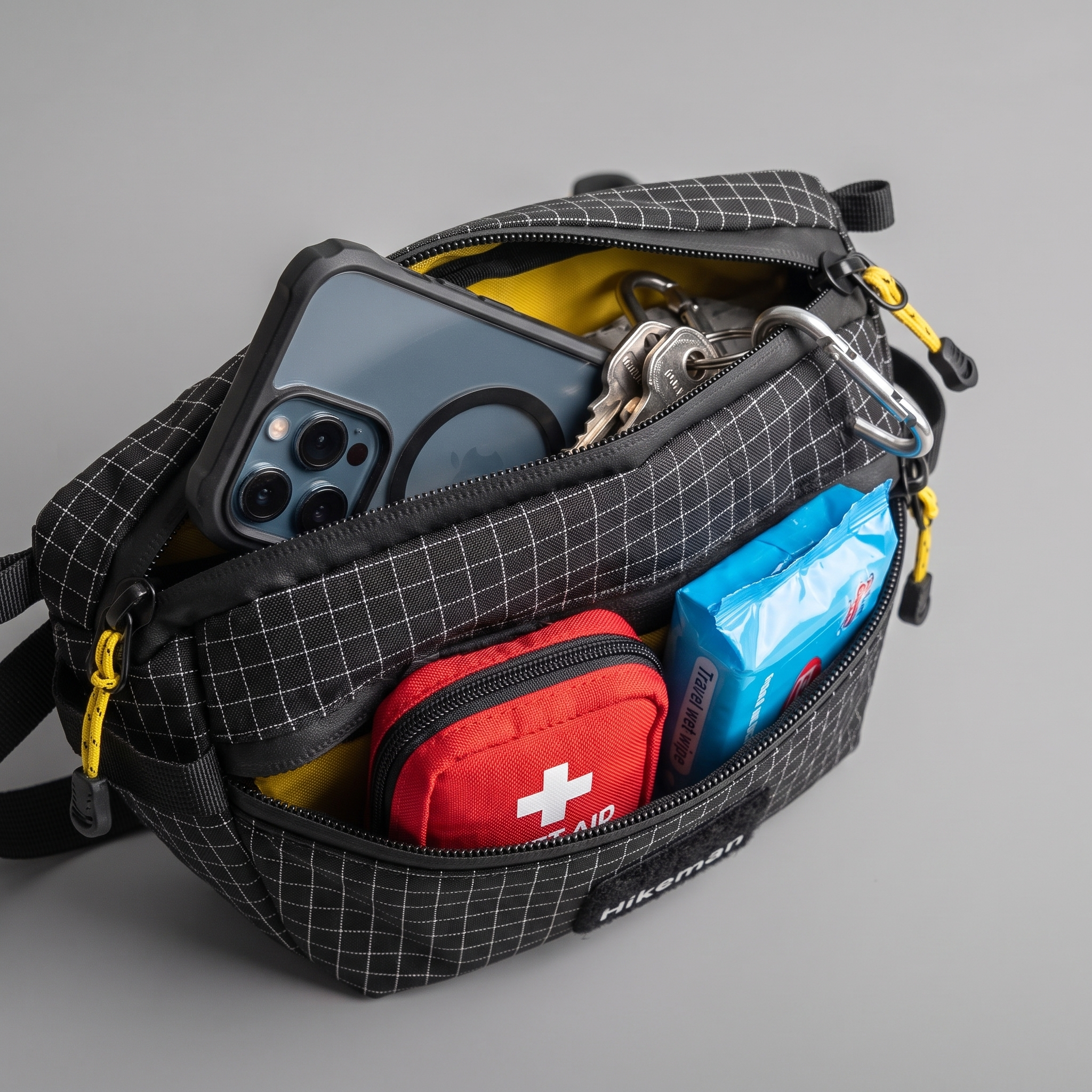 Tactical Waist Pack - Clip-On Hip Bag - Military-Style Outdoor Bag