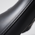 Close-up showing the stitch lines are moulded into the PVC, not sewn