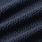Macro of the raised chevron jacquard knit