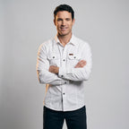 Men's Lightweight Long-Sleeve Outdoor Shirt – Durable Cotton Design