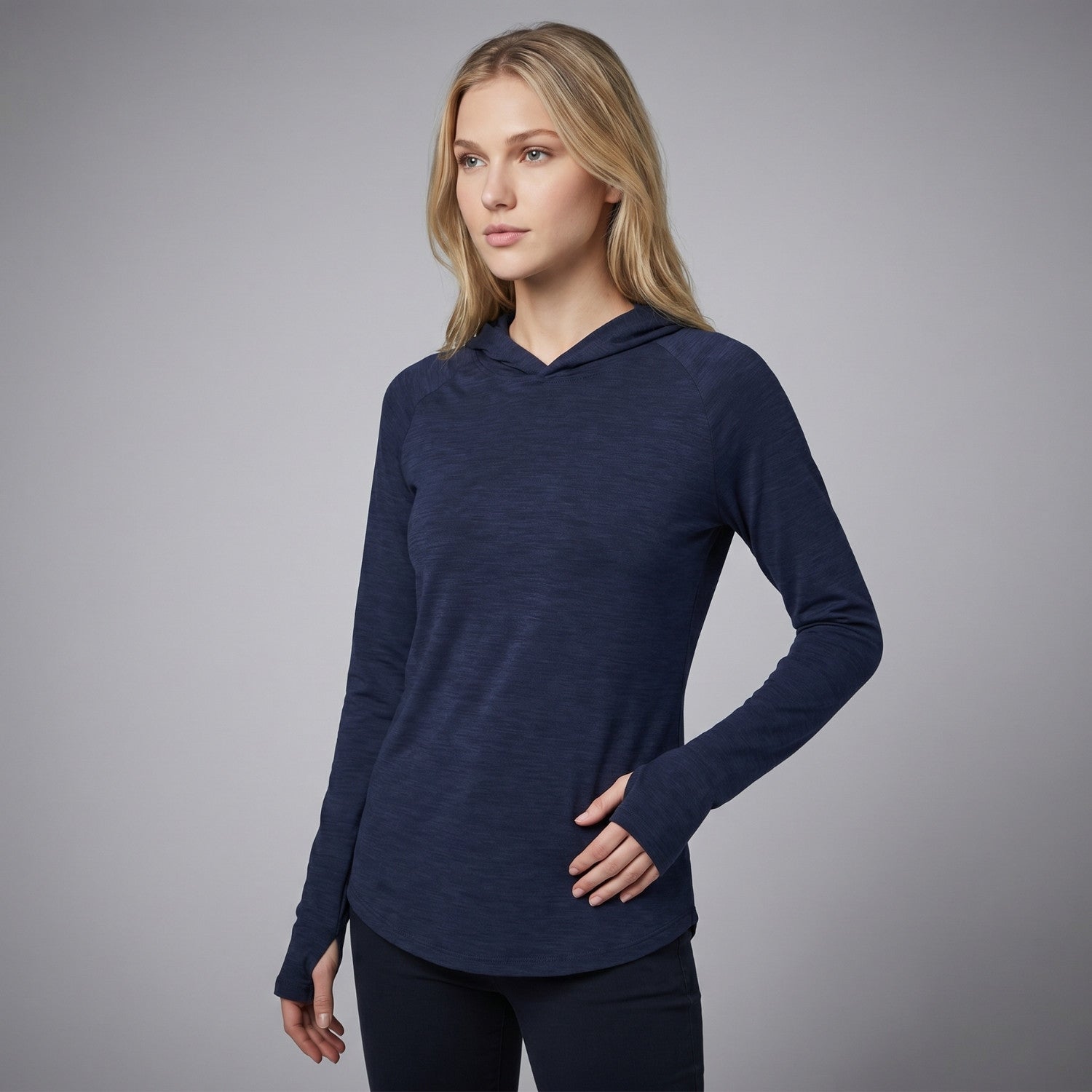 Women's Sun Hoodie - Midweight UPF 50+ Hooded UV Protection Top