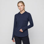 Women's Sun Hoodie - UPF 50+ Midweight Hooded UV Protection Top