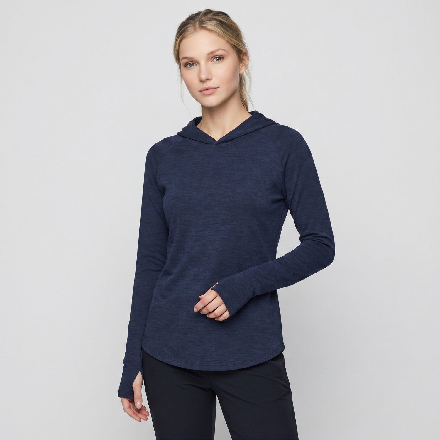 Women's Sun Hoodie - Midweight UPF 50+ Hooded UV Protection Top