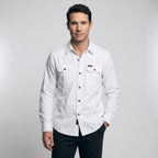 Men's Lightweight Long-Sleeve Outdoor Shirt – Durable Cotton Design