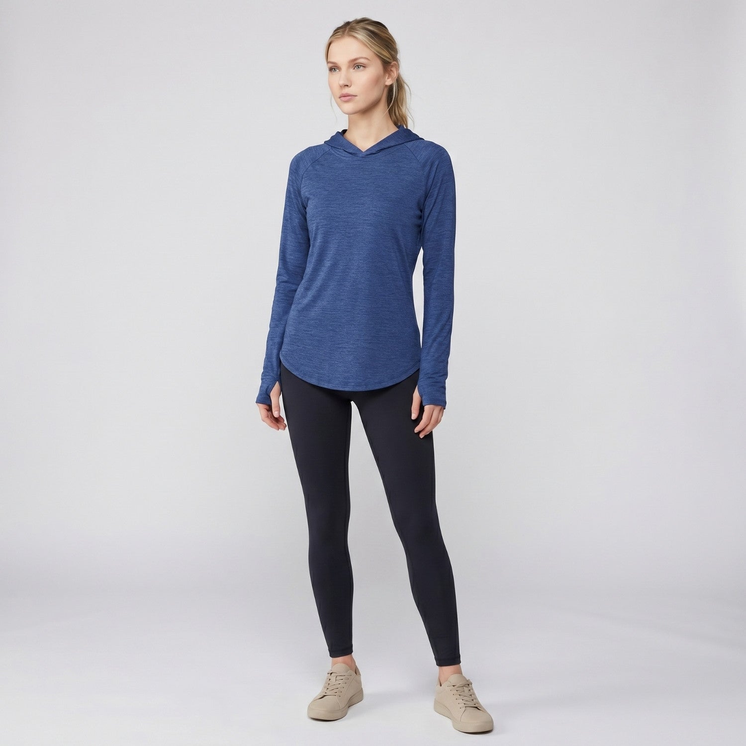 Women's Sun Hoodie - Midweight UPF 50+ Hooded UV Protection Top