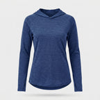 Women's Sun Hoodie - UPF 50+ Midweight Hooded UV Protection Top
