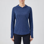 Women's Sun Hoodie - UPF 50+ Midweight Hooded UV Protection Top