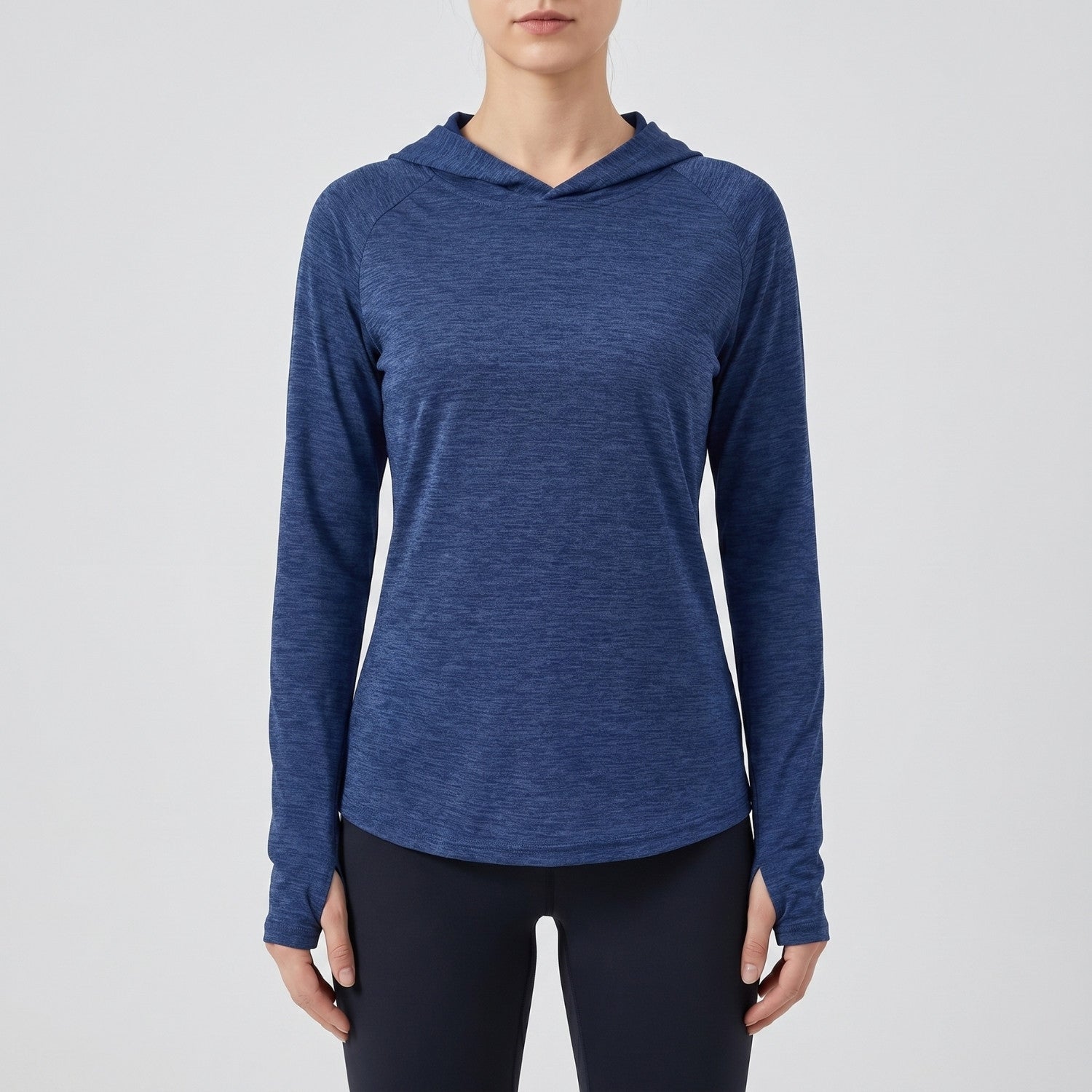 Women's Sun Hoodie - Midweight UPF 50+ Hooded UV Protection Top