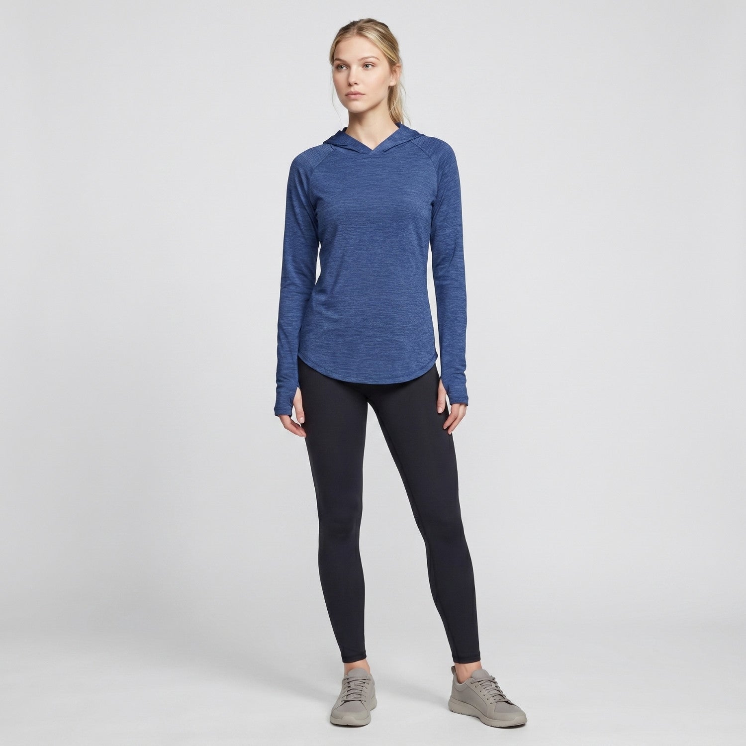 Women's Sun Hoodie - Midweight UPF 50+ Hooded UV Protection Top