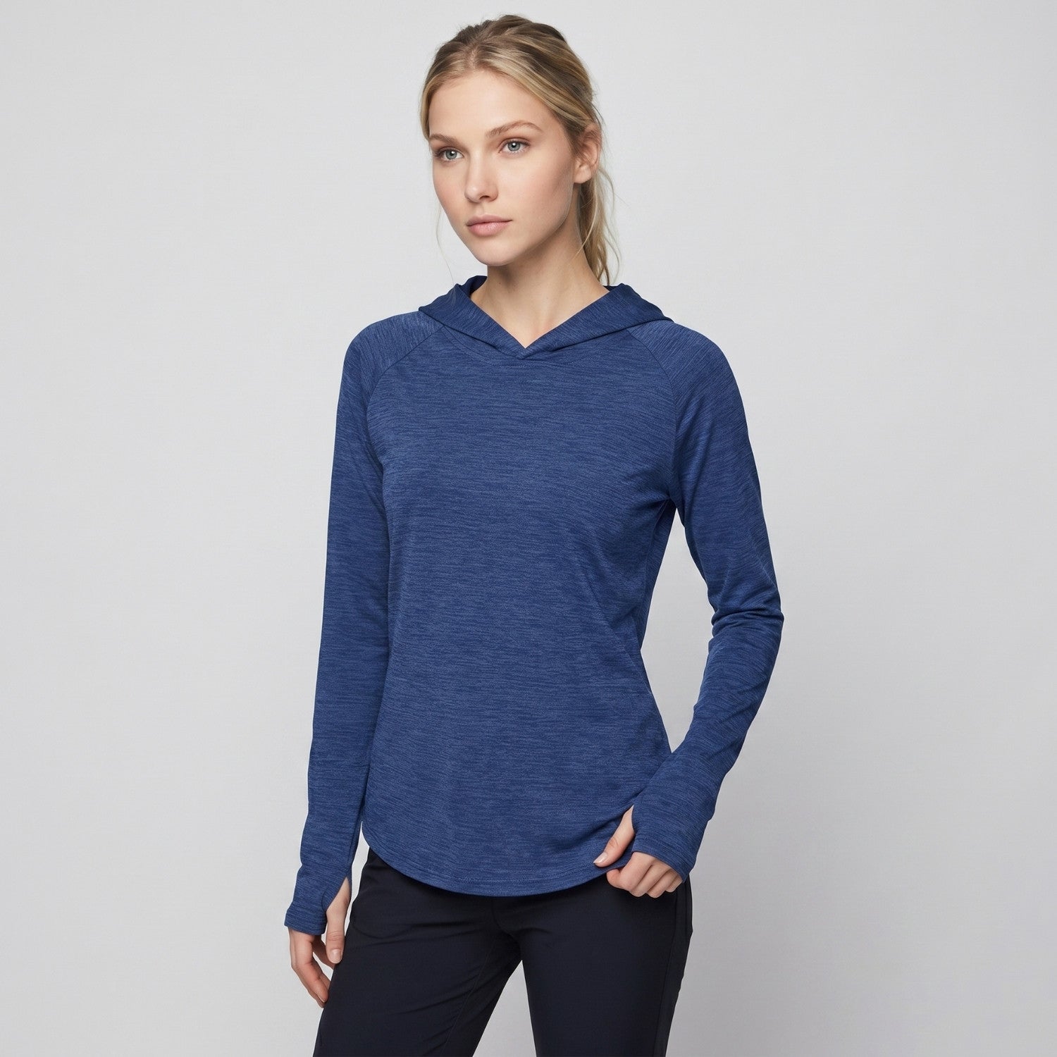 Women's Sun Hoodie - Midweight UPF 50+ Hooded UV Protection Top