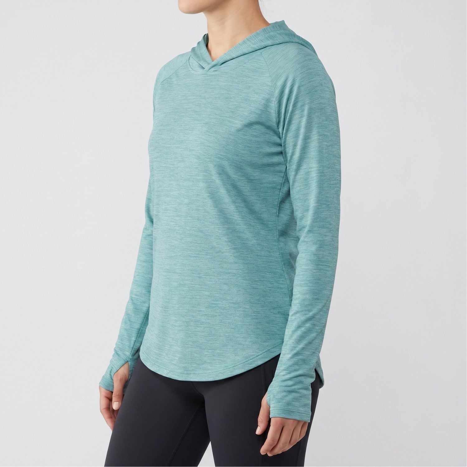 Women's Sun Hoodie - Midweight UPF 50+ Hooded UV Protection Top