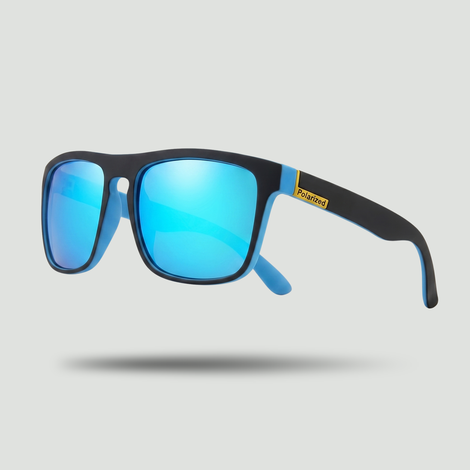 Men's Polarised Sports Sunglasses – Full-Rim Square Frame