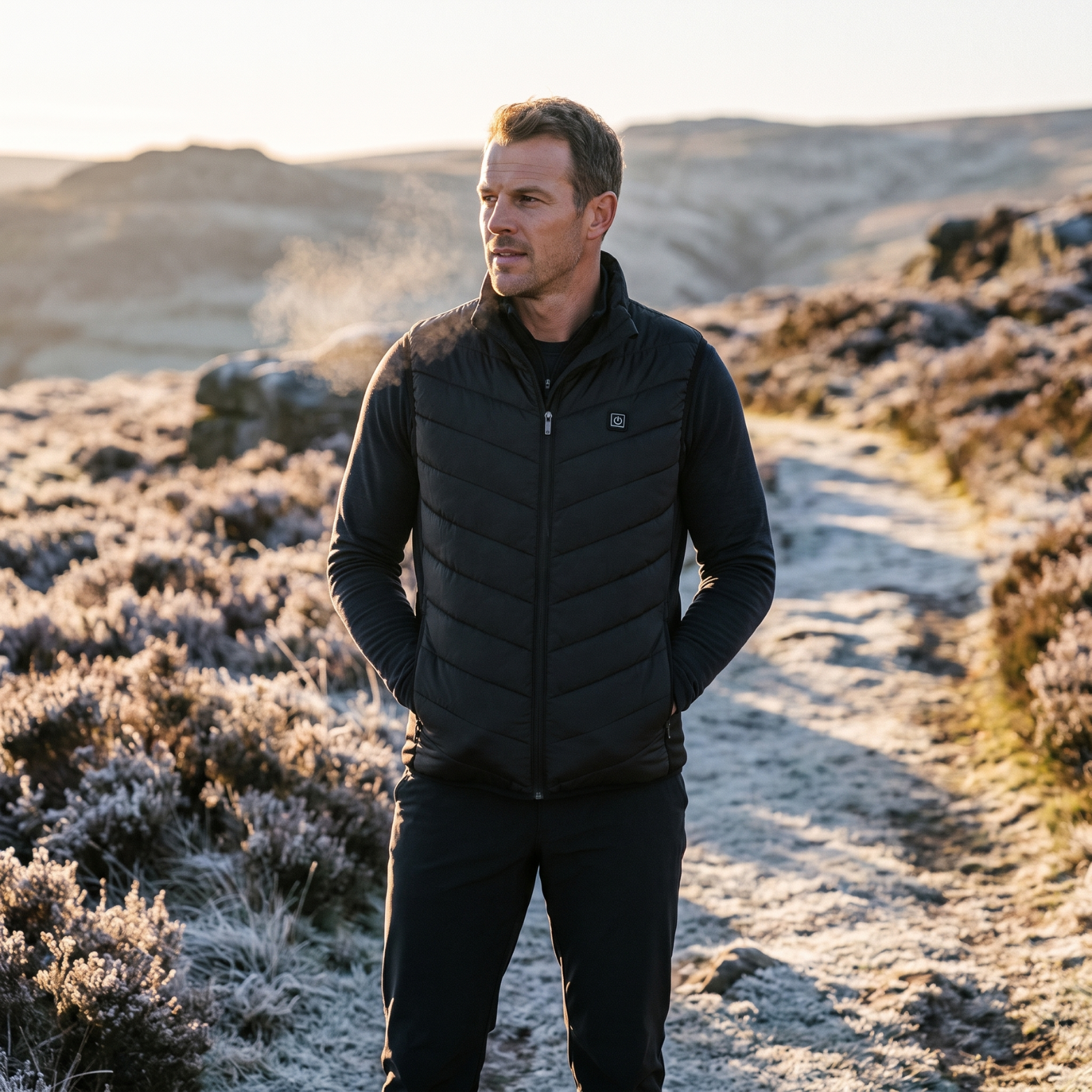 Heated Gilet – USB Powered Body Warmer with Four Heating Zones for Hiking