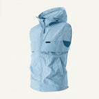 Men's Hooded Gilet - Lightweight Windproof Outdoor Vest for Fishing & Hiking