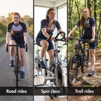 The cycling shoes on road rides, in a spin class and on trail rides