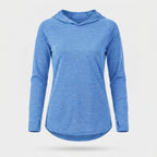 Women's Sun Hoodie - UPF 50+ Midweight Hooded UV Protection Top