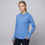 Women's Sun Hoodie - UPF 50+ Midweight Hooded UV Protection Top