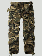 Men’s Camouflage Cargo Trousers – Multi-Pocket Outdoor Utility Design