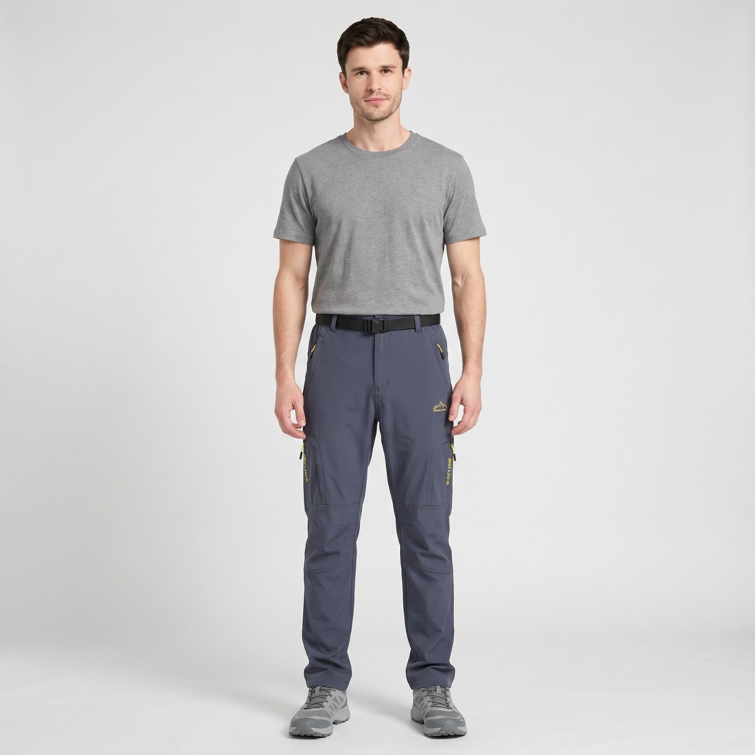 Men's Hiking Trousers - Lightweight Quick-Dry Stretch Walking Trousers