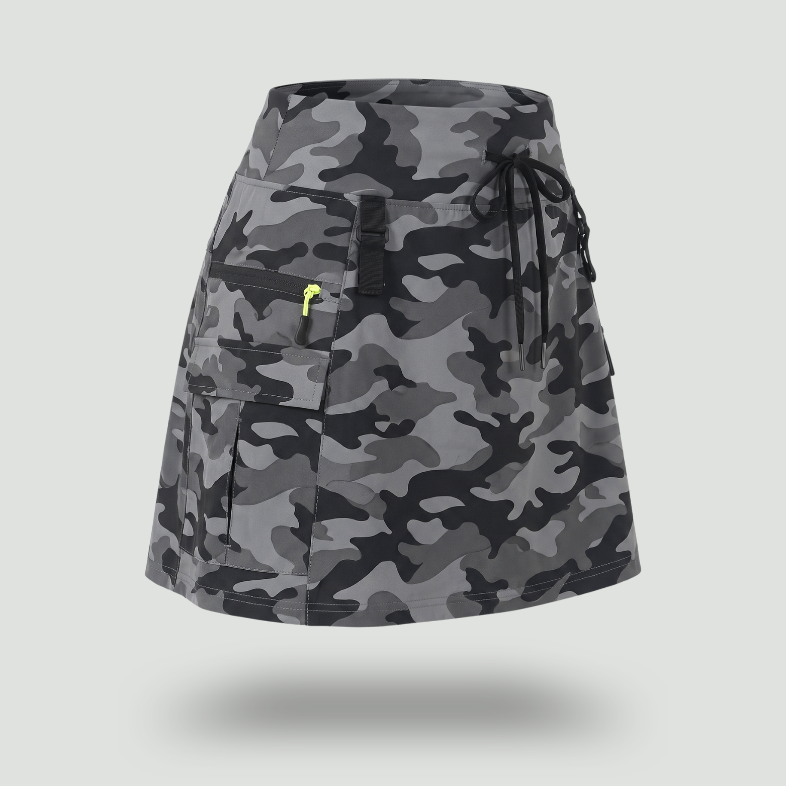 Women's Cargo Skort with Pockets – High-Waist Quick-Dry Skirt