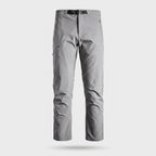 Men's grey walking trousers, front
