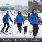 SUPERSEDED - Men's Ski Suit worn on the piste, on a snowy dog walk and sledging