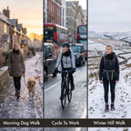 Knit snood for dog walks, cycling and hill walks