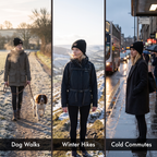 Beanie hat for dog walks, winter hikes and cold commutes