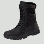 Men's Camouflage High-Top Hiking Boots - Breathable Lace-Up Trail Boots for Hiking & Trekking