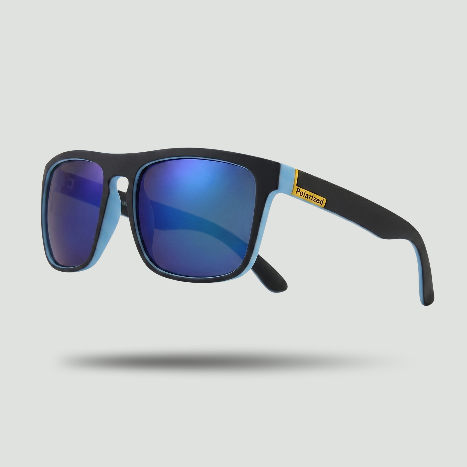 Men's Polarised Sports Sunglasses – Full-Rim Square Frame