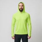 Men's UPF 50+ Sun Hoodie – Lightweight Quick-Dry Hiking & Fishing UV Top with Thumb Loops