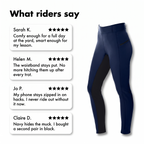 What riders say about the two-tone pull-on jodhpurs