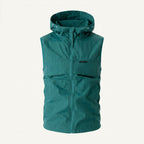 Men's Hooded Gilet - Lightweight Windproof Outdoor Vest for Fishing & Hiking