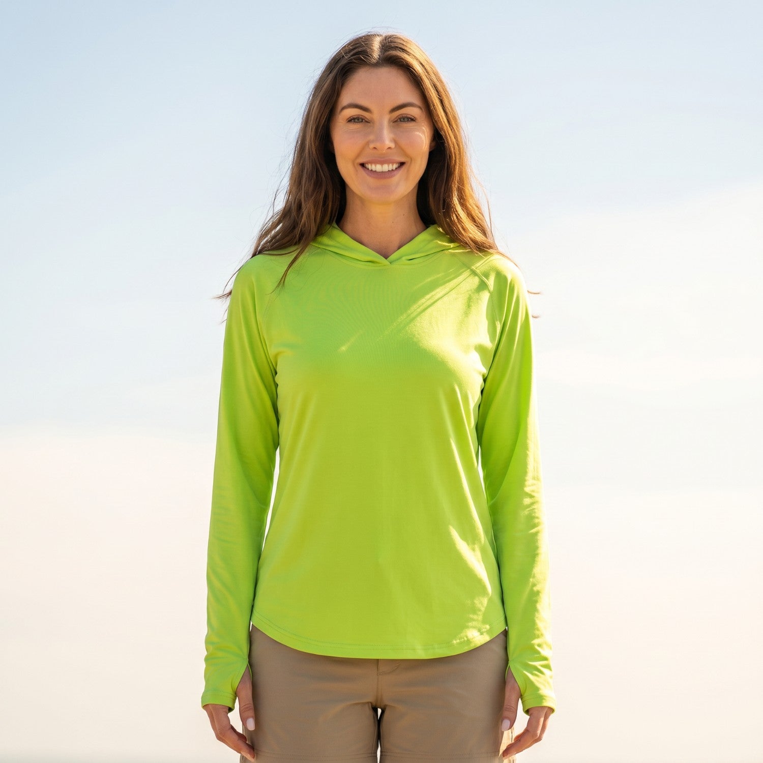 Women's Sun Hoodie - UPF 50+ Lightweight Hooded UV Protection Top