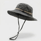 Men's Boonie Hat - Packable Wide Brim Sun Hat with Chin Strap for Hiking & Fishing